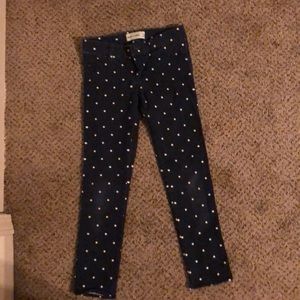 Polka dot jeans